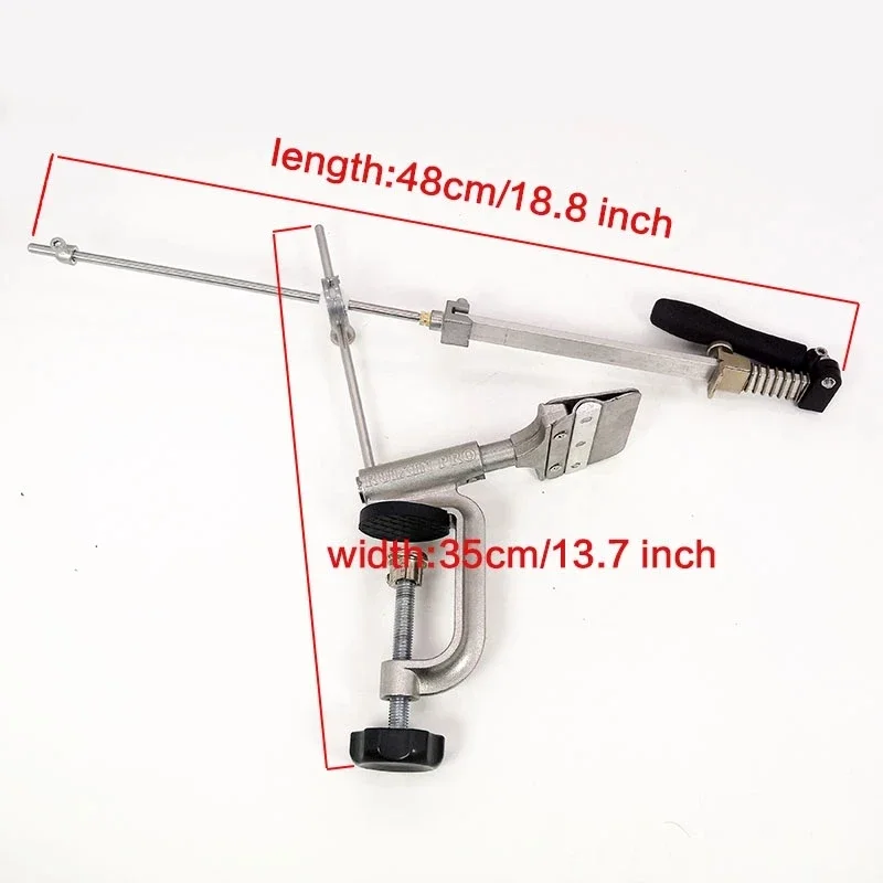 칼 숫돌 새로운 전문 Ruixin pro 4 rx 008 알루미늄 합금 칼 숫돌 시스템 다이아몬드 숫돌 주방 도구