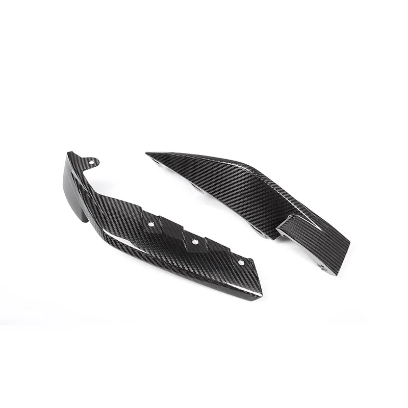 BMW G80 G81 G82 G83 M3 M4 2021-IN용 드라이 카본 파이버 자동차 프론트 범퍼 스플리터 립, 프론트 스플리터 교체 립 에이프런 트림