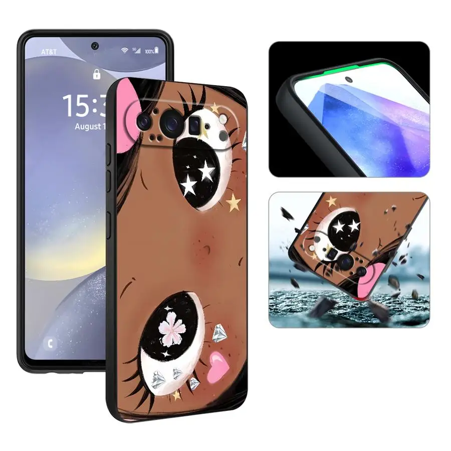 Cute Cartoon Girl Phone Cover Case,  Design