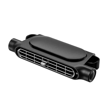 앞뒤 좌석 승객용 휴대용 카시트 선풍기, USB 전원, 자동차 머리 받침대 냉각 공기 선풍기, 조절 가능한 스트랩, 자동차 인테리어 선풍기