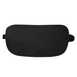 Stealth Travel Waist Pouch - Secure Hidden Wallet & Passport Holder (Black)