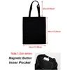 French Mamie Print Canvas Shoulder Bags Female Shopping Totes Women Travel Handbags Eco Reusable Storage Pouch Gifts for Grandma 5