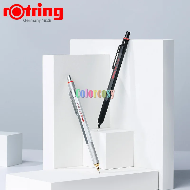 Rotring Rapid Pro Automatic Mechanical Pencil 0.5mm/0.7mm/2.0mm  Silver/black 1 Piece - Mechanical Pencils - AliExpress