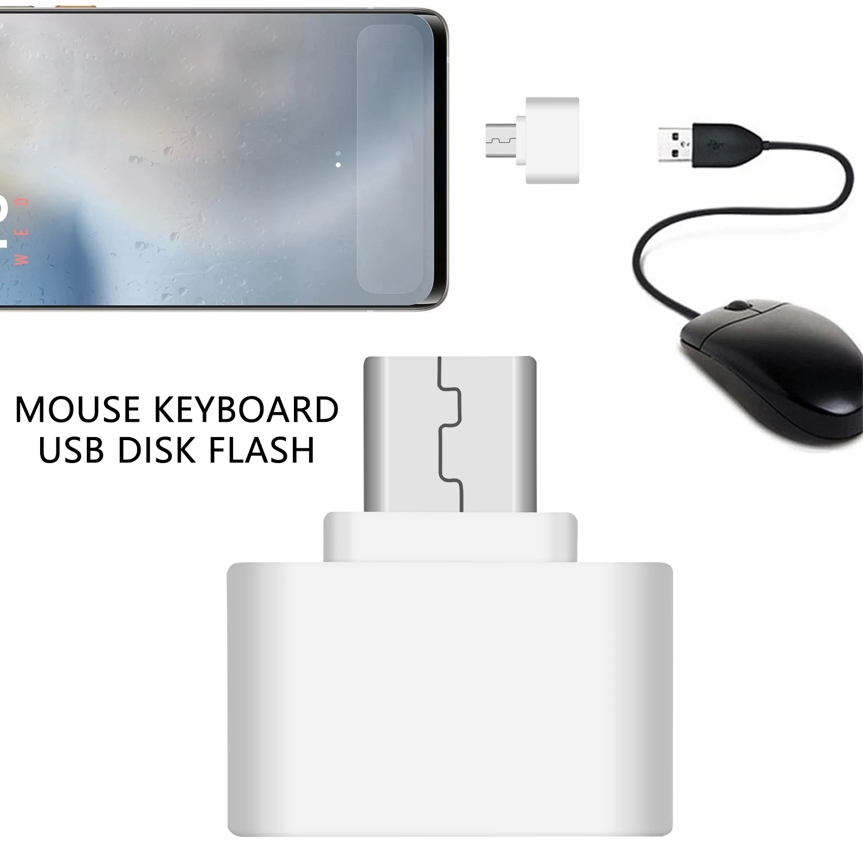 USB 3.0 C타입 Otg 케이블 어댑터, USB C타입 Otg 변환기, Mi5 Mi6 마우스 키보드용, USB 디스크 플래시