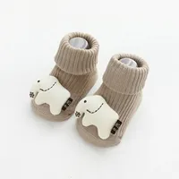 Cartoon Baby Socks Boots Anti-Slip Newborn Cute 3D Dolls Autumn Floor Cotton Socks Warm Boots For Boys Girls Infant Footwear 5