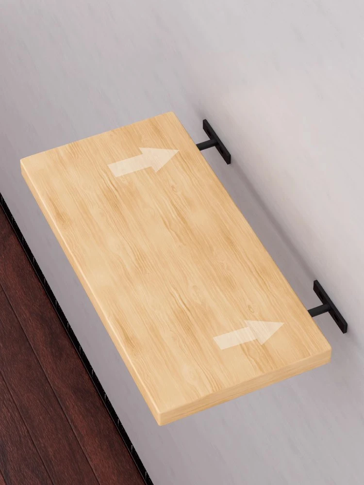 Verdeckte schwebende Regalhalterungen, Wandplankenstütze, unsichtbare Nägel, Holzbrettverbinder, feste Unterstützung für Tisch, Neu eingetroffen – Detail 2