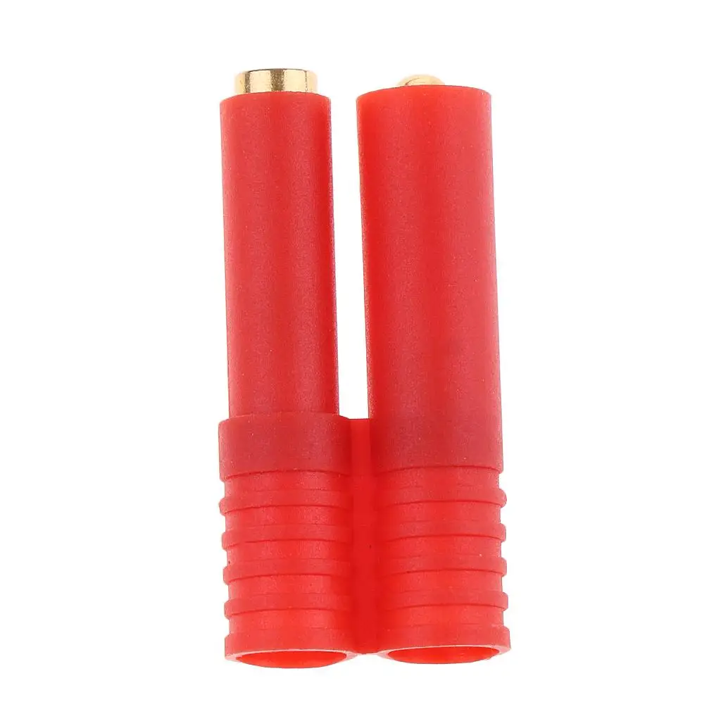 Connecteurs Banane HXT 4mm Mâle/Femelle 10pcs pour Batterie RC Lipo