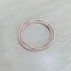 HuPo.HuTu.  Stylish And Simple Personality Diameter 3mm Spring Coil Bracelet Men Screw Head Open Carbon Steel Bracelet Women 4