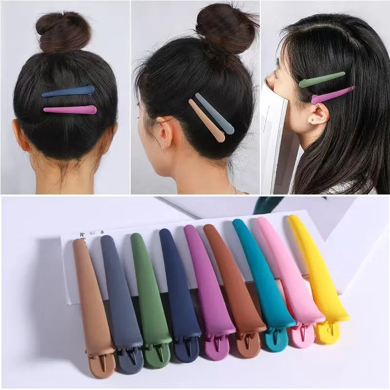 Hair Clips 10PCS Professional Hairdressing Salon Hairpins Candy Colors Plastic DIY Hair Clip Hair Care Clip Styling Tools Coiffure