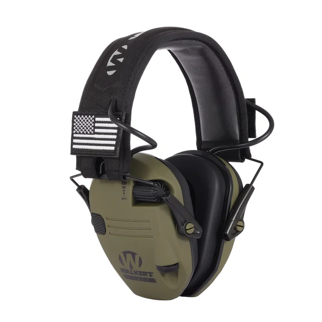 Electronic Headphones for Shooting Anti-noise Hearing Protection Protector Hunting Noise Reduction Earmuffs NRR23db 2