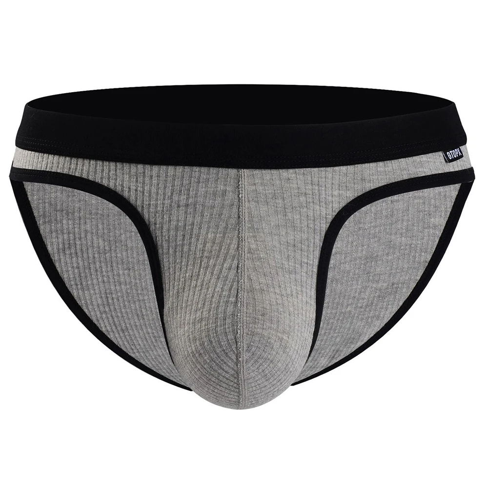 

Sexy Men's Cotton Briefs Panties Breathable Boxer U-Pouch Elastic Soft Bulge Pouch Briefs Shorts Underpants Underwear Pump Man