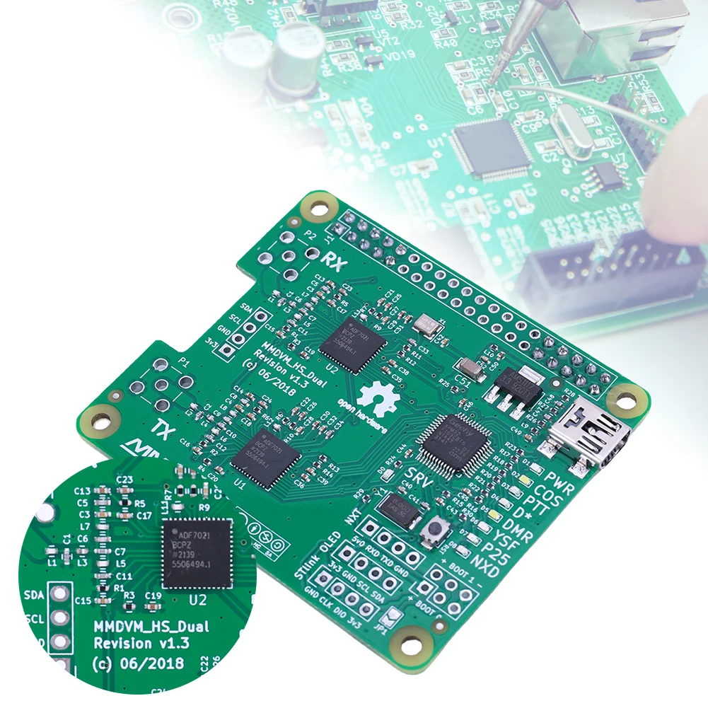 MMDVM ���÷��� RX TX �ֽ��� ����, ���׳�, OLED MMDVM �ֽ��� ����, UHF VHF ������ P25 DMR D-Star, ����� ���̿�