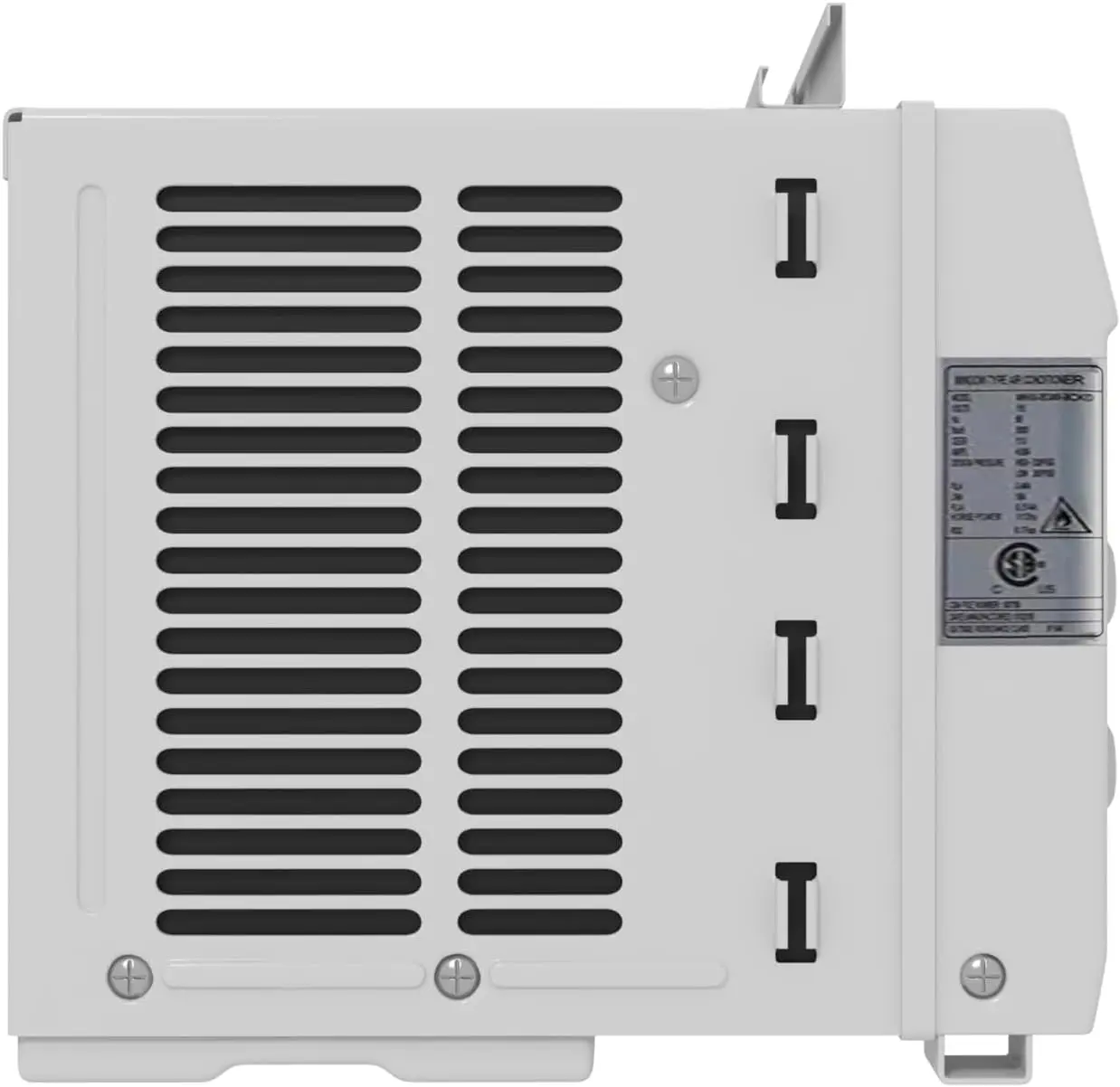 Window Mounted Air Conditioner with Mechanical Control Cools 150 Square Feet 5000 BTU AC Unit White