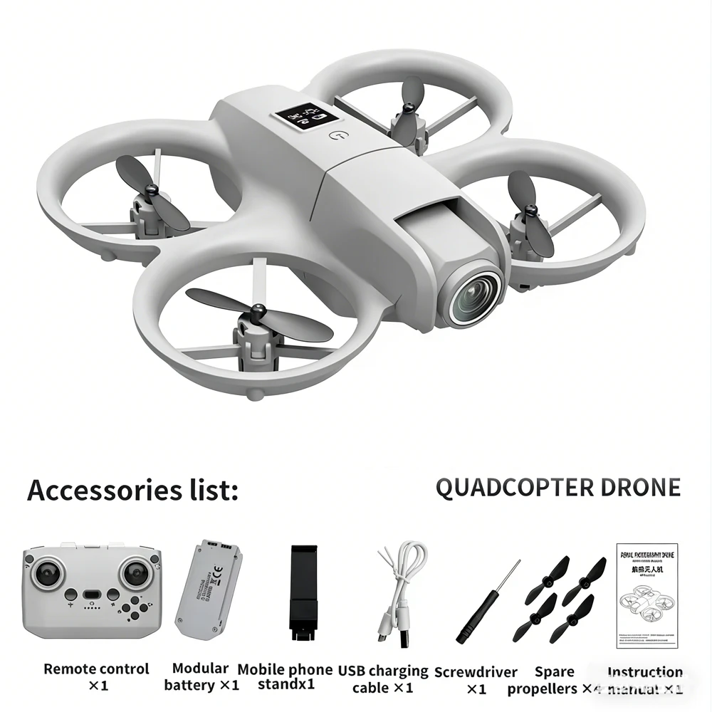 ตัวเลือกสินค้า โดรนถ่ายวิดีโอ 4K บินค้างได้ พร้อม WIFI FPV ไฟสีสดใส พับเก็บได้