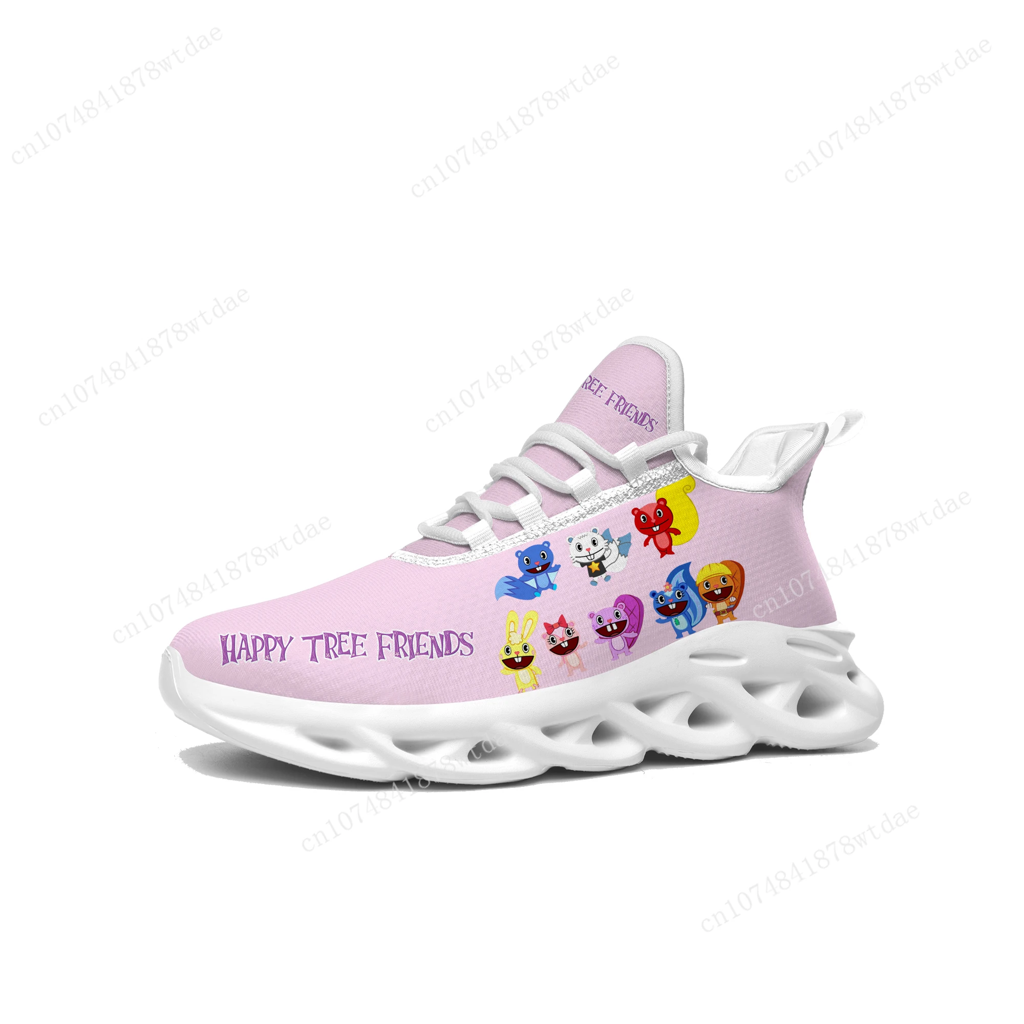 

Happy Tree Friends Flats Sneakers Mens Womens Teenager Sports Running Shoes High Quality Cuddles Custom Lace Up Mesh Footwear