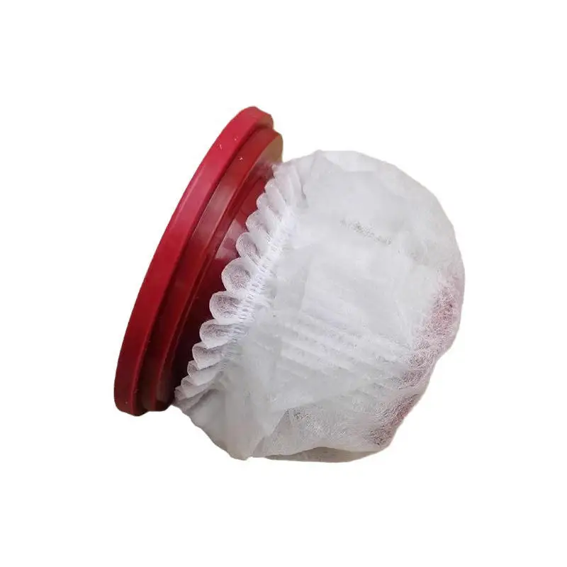 100 Pieces disposable vacuum cleaner filter protective cover washable non-woven fabric for hand held vacuum cleaner