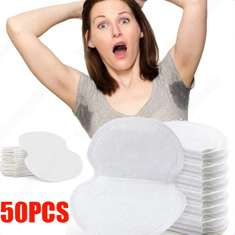 Desodorante para axilas para homens e mulheres, Desodorante para transpiração, Absorvente de suor, Cuidado das axilas, 50 pcs, 20 pcs, 10pcs