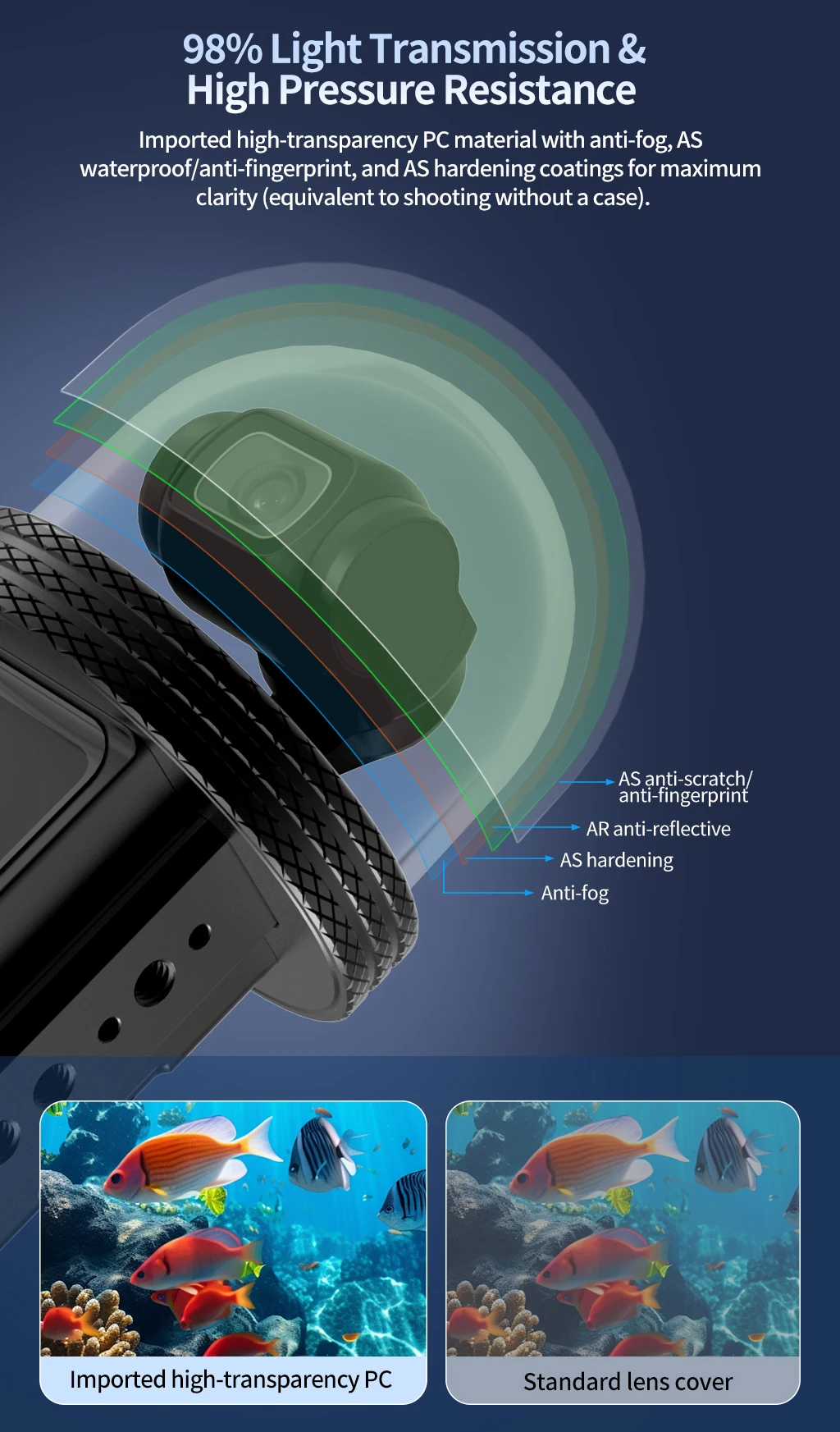 Für DJI Osmo Pocket 3 Wasserdichtes Gehäuse 80 m Aluminiumpanzerung Magnetisches Schnellspanngehäuse 1/4 Halterung für Unterwasserkamera Gimbal – Detail 7