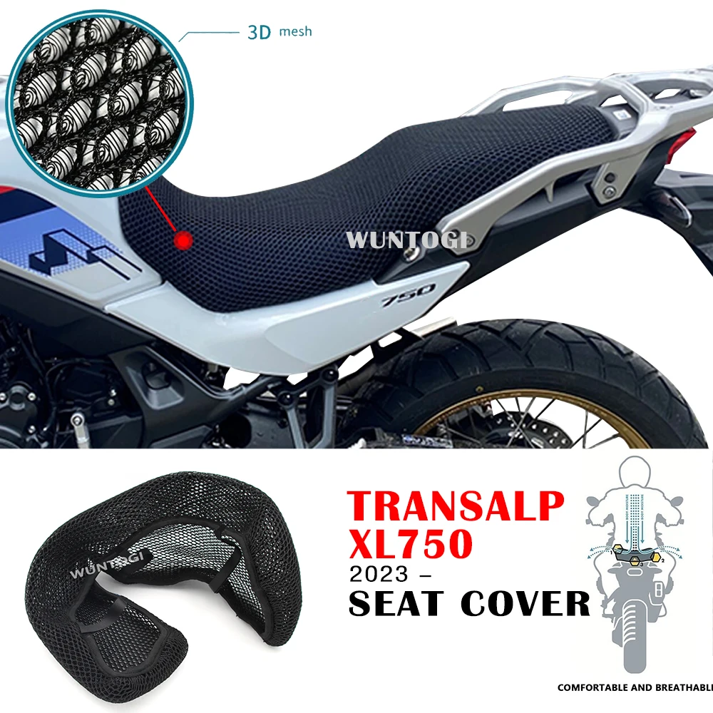 Motorcycle Seat Covers Transalp XL 750 Honda Transalp XL750 Seat Protect Cushion 3D Airflow
