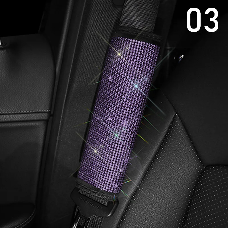 Purple Car Accessories Sparkle Auto Seat Cover Universal Cushion Front Rear  Full Set Crystal Crown Noble Winter For Girls Women - Automobiles Seat  Covers - AliExpress