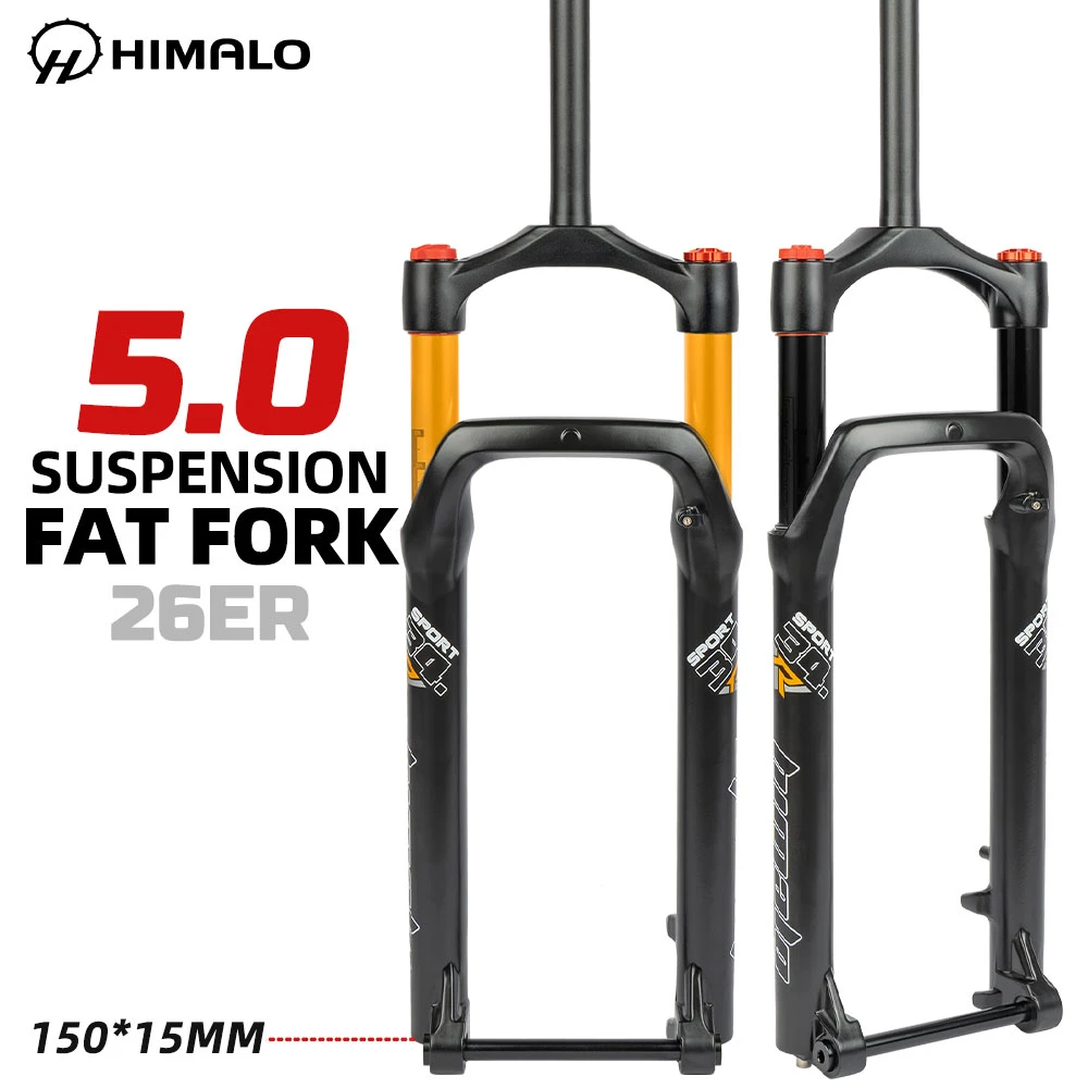 HIMALO Fat Fork for 26inch Snow Bike Beach Bike Ebike 26*5.0 Fat