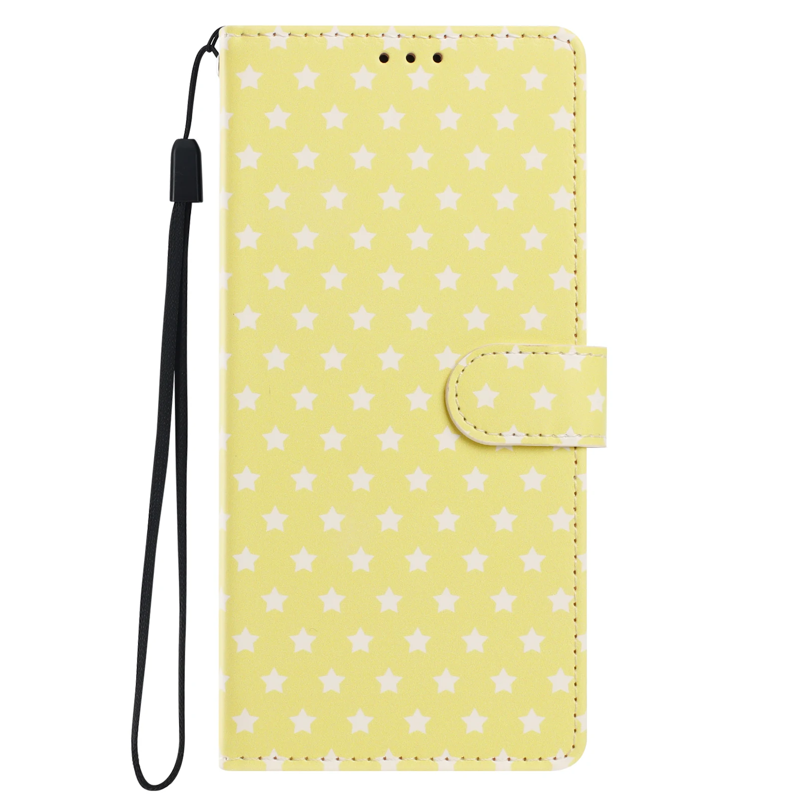 Star Leather Flip Cover Phone Case