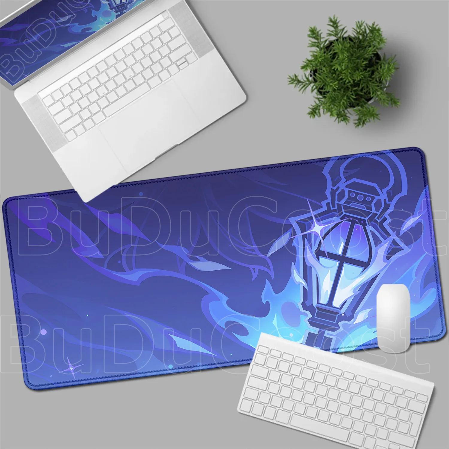 Gamer's Deluxe Edge-Locked Mouse Pad Featuring Iconic Genshin Impact Characters
