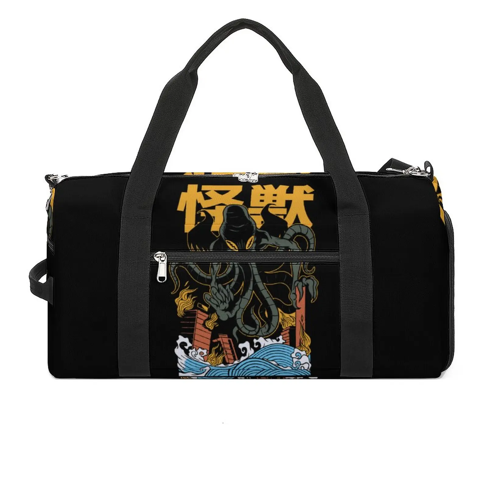 

Gym Bag Necronomicon Octopus Lovecraft Sports Bag with Shoes Clash of Gods Call Cthulhu Male Female Waterproof Pattern Handbag