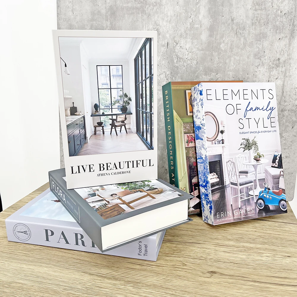 NordicIndoorOpenableFakeBooksforDecorationCoffeeTableBooks