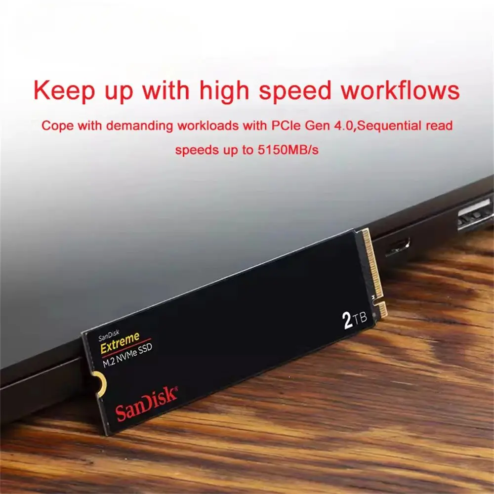 Sandisk Extreme SSDX3N  ָ Ʈ ũ ϵ ̺, ũž Ʈ PC  M.2 NVMe SSD, 500GB, 1TB, 2TB