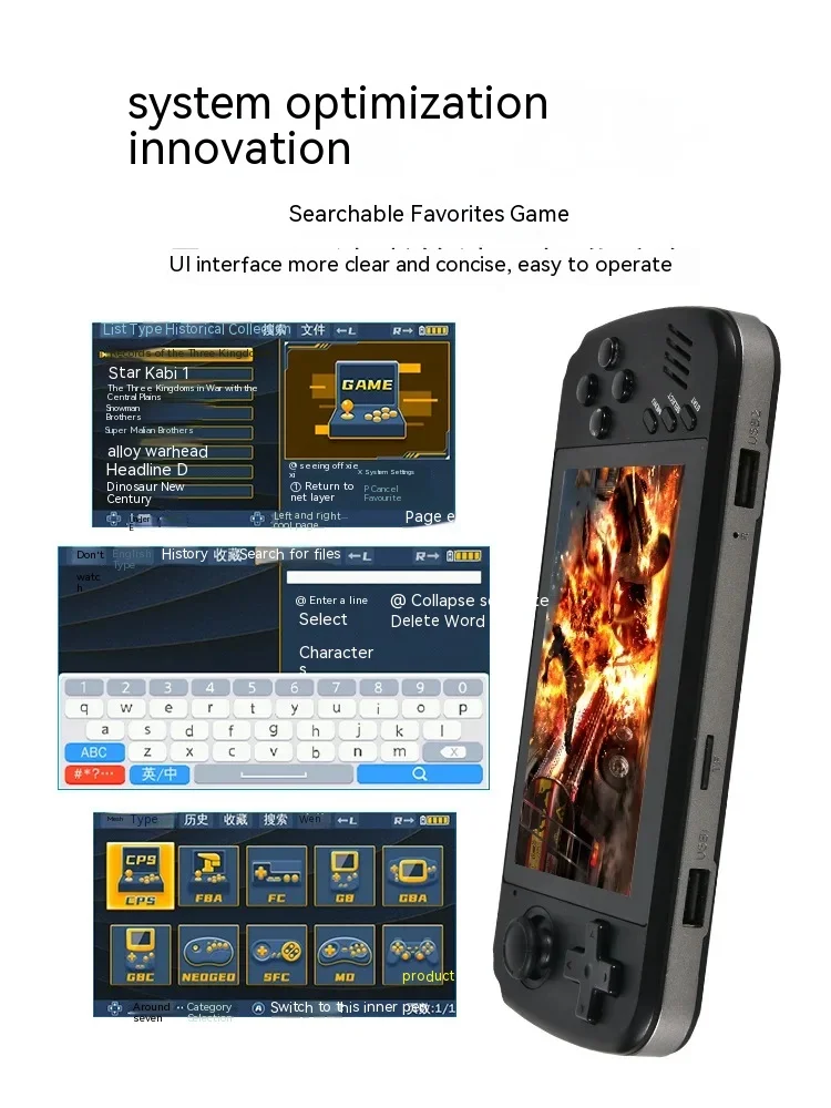 POWKIDDY X39  ε ڽ ޴  ܼ Ʈ , 4.3 ġ IPS ȭ ȭ  Ʈѷ,  