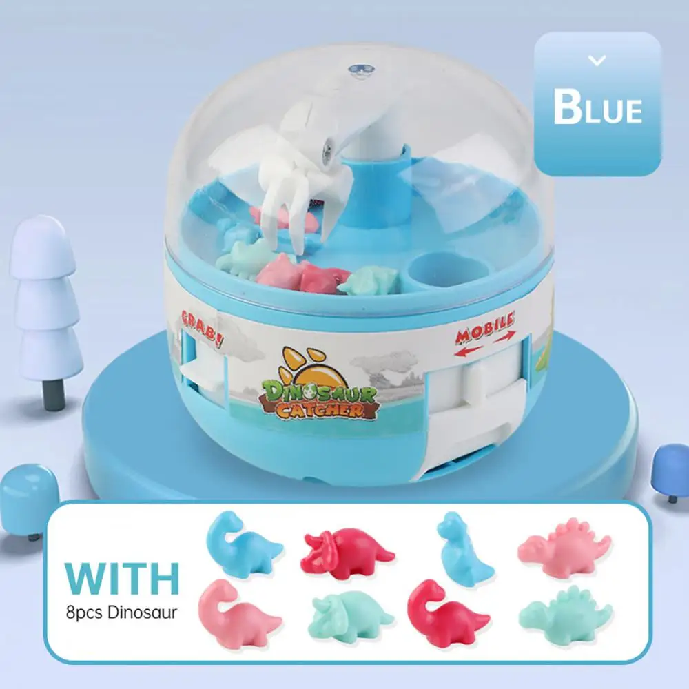 Small Capsule Toy Mini Claw Machine Catch Dinosaur Game Cute Catcher Micro Dino Figures Prize For Children Stress Relief Toy 5