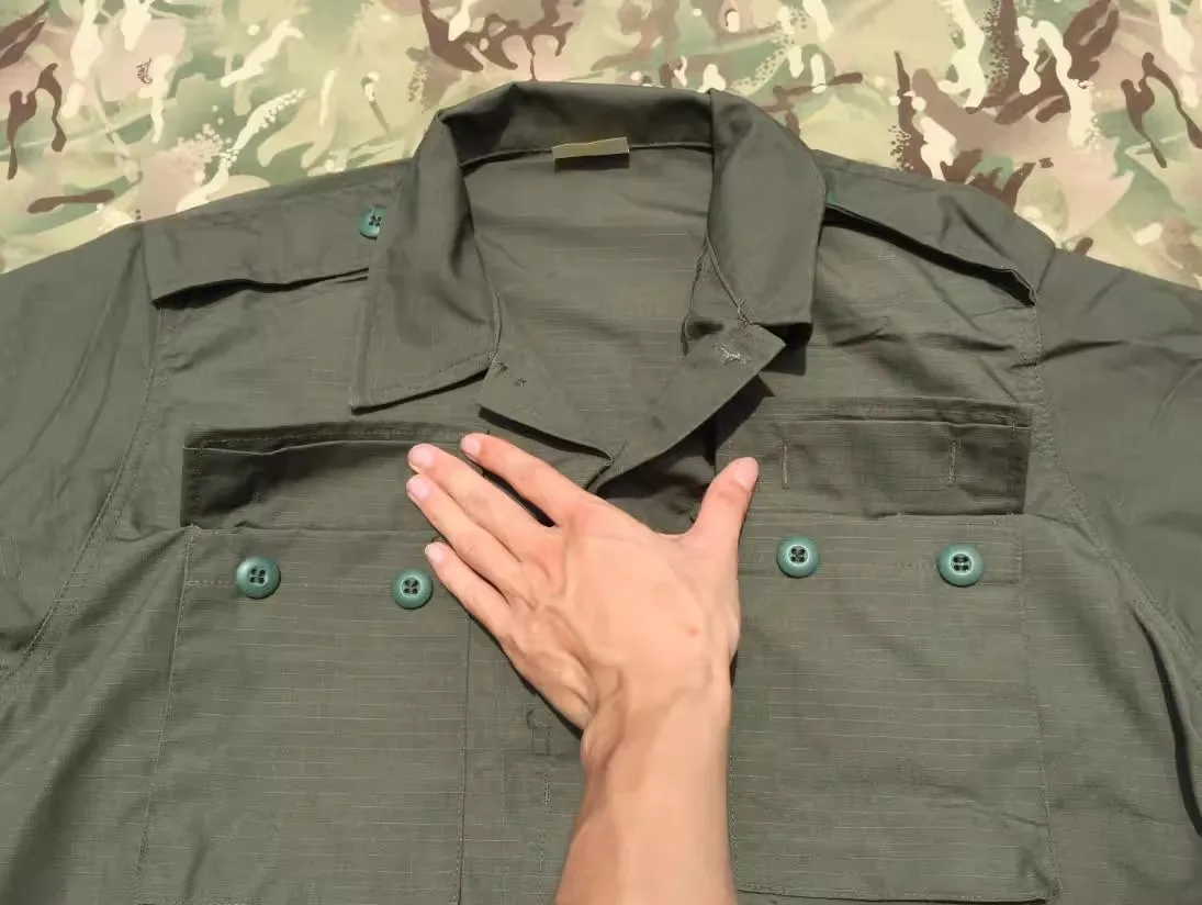 Army Uniform Kit TACTICAL TOM TCU style BDU version RG cavalry green training suit combat suit Long sleeved + Long pants