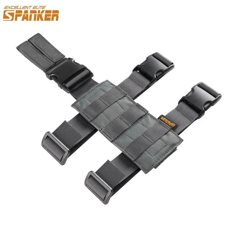 Enhanced Tactical Drop Leg Thigh Holster with Adjustable Straps for Hunting and Paintball Activities