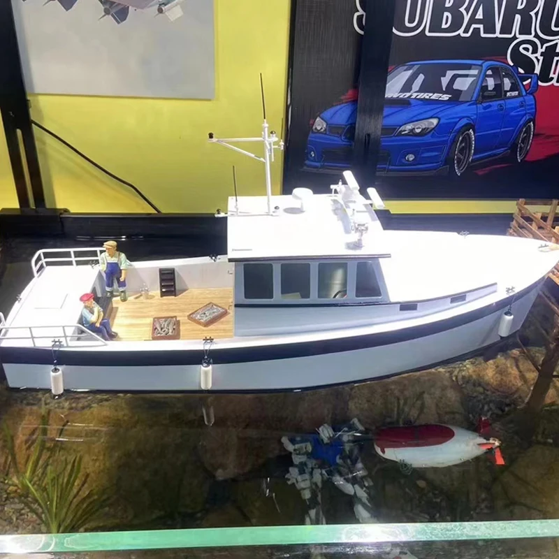 RC Boat Model Kit Shrimp Boat Fishing Boat Double Scale 3D Printing Boat  Model Non-finished Products Need To Assemble - AliExpress