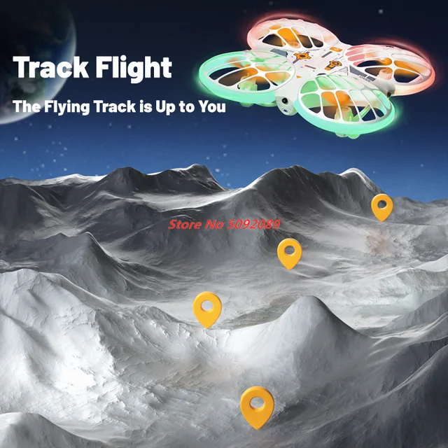 Intelligent Obstacle Avoidance Drones With 4K HD Camera Mini Drone Led Light Foldable Quadcopter Dron Toy Boy Kid RC Gifts Toys 6