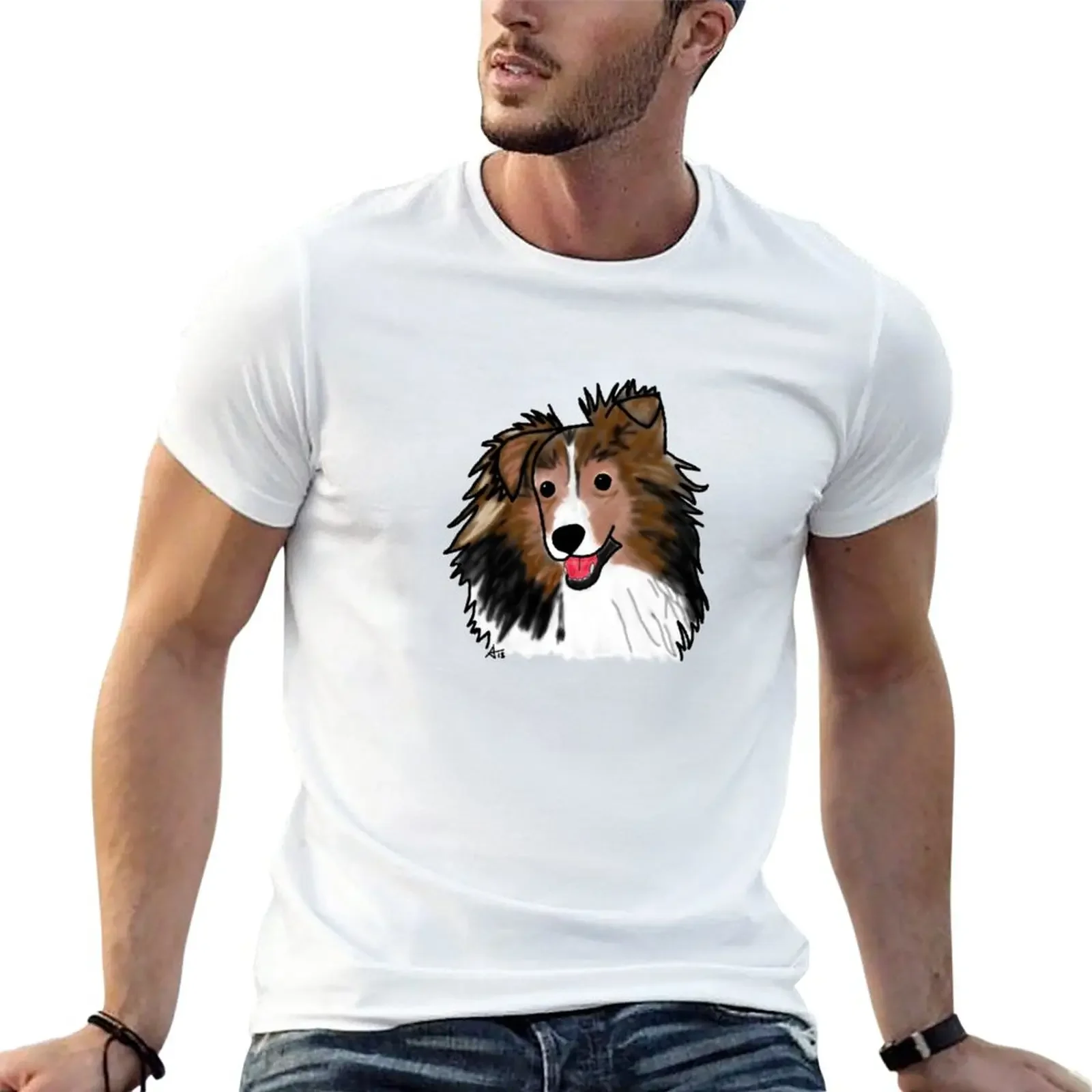 

A Doggo Named Joey T-Shirt plus size tops anime clothes fitted t shirts for men