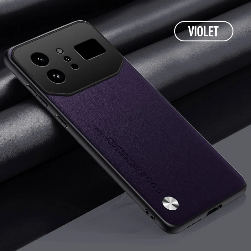 Sleek and Slim Plain Leather Protective Case