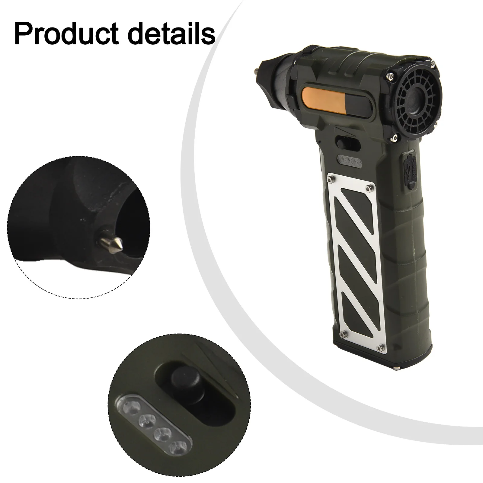 Portable Air-Blower Turbo Powered Fan Sleek Design Mini Air Blower 110000 RPM Great Tool for Dust Removal on Any