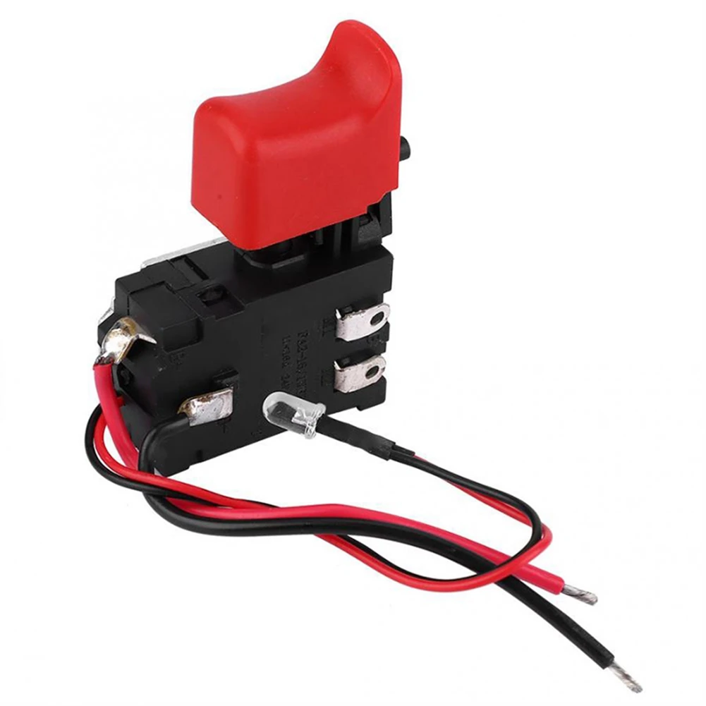 Black Adjustable CW/CCW Electric Drill Trigger Switch 7.2V-24V DC Switch
