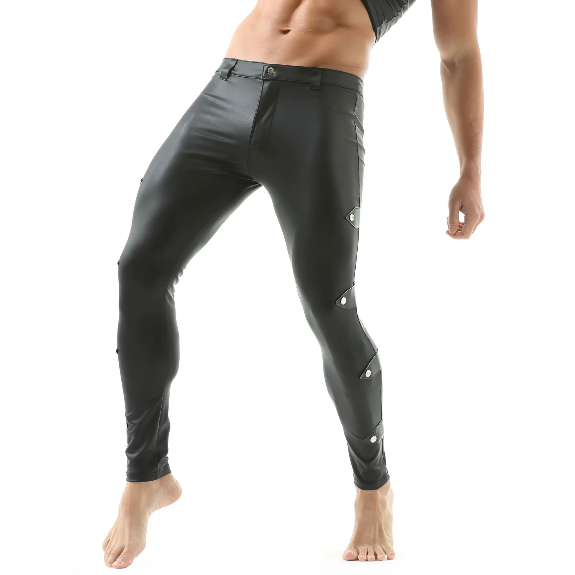 Рисунок 6 - Брюки мужские Кожаные Узкие однотонные