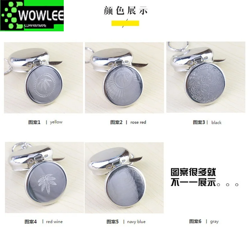 Mini Stainless Steel Pocket Ashtray Vehicle Cigarette Portable with Key Chain Cigar Smoking Tray portable ashtray stainless steel ashtray metal ashtray