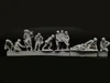 1/72 Resin Die-Cast Character Model GK Medical Soldiers Rescue Soldiers and Wounded Soldiers 11 People Unassembled and Unpainted 2
