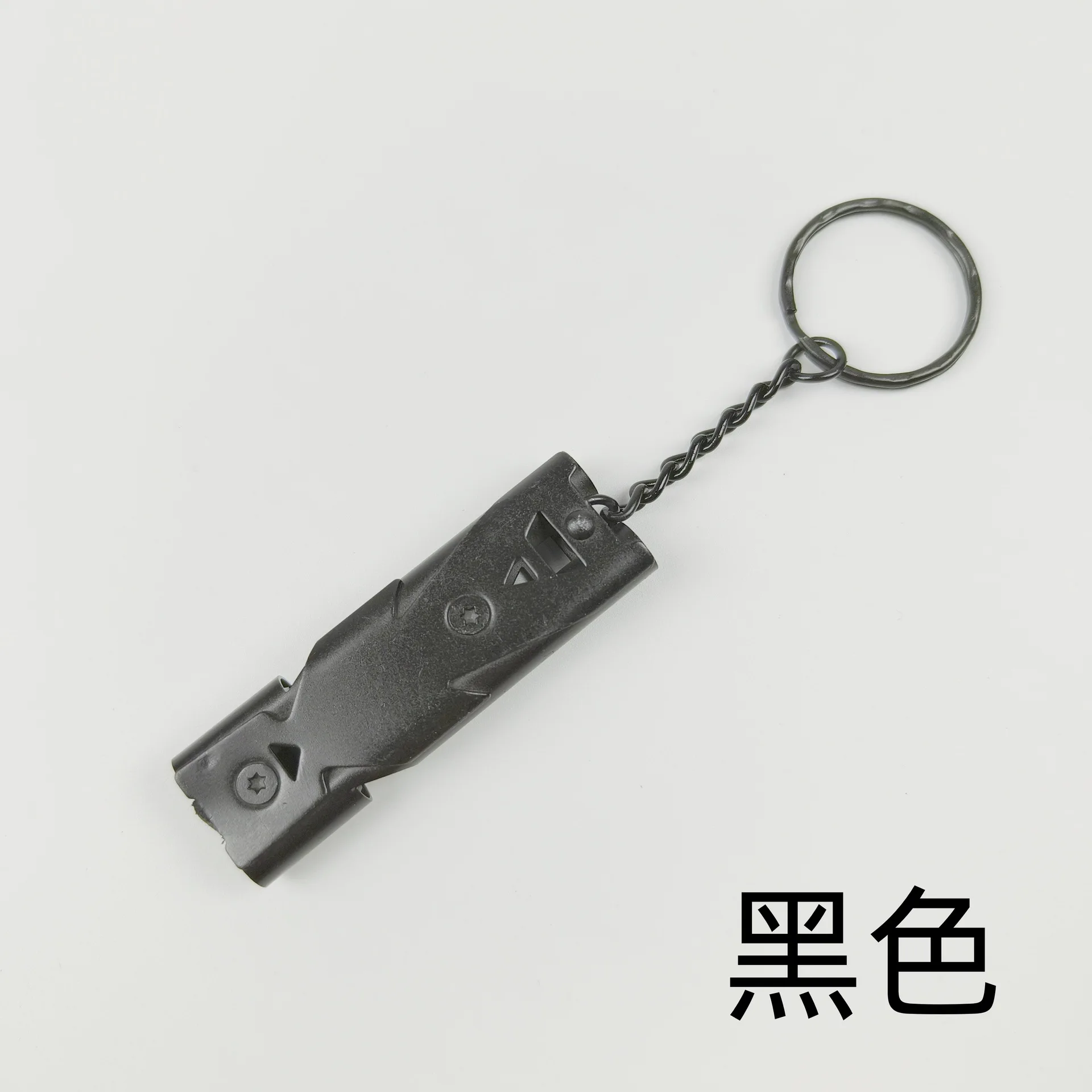 2026 더블 튜브 휘슬 스테인리스 스틸 고주파 고음 쉘 키체인