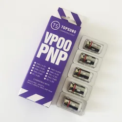 Cabezal de bobina compatible con PNP para Vinci Drag ARGUS Pod Mod, Kit de tanque, dispositivo de vapeo, venta al por mayor, 5 uds.