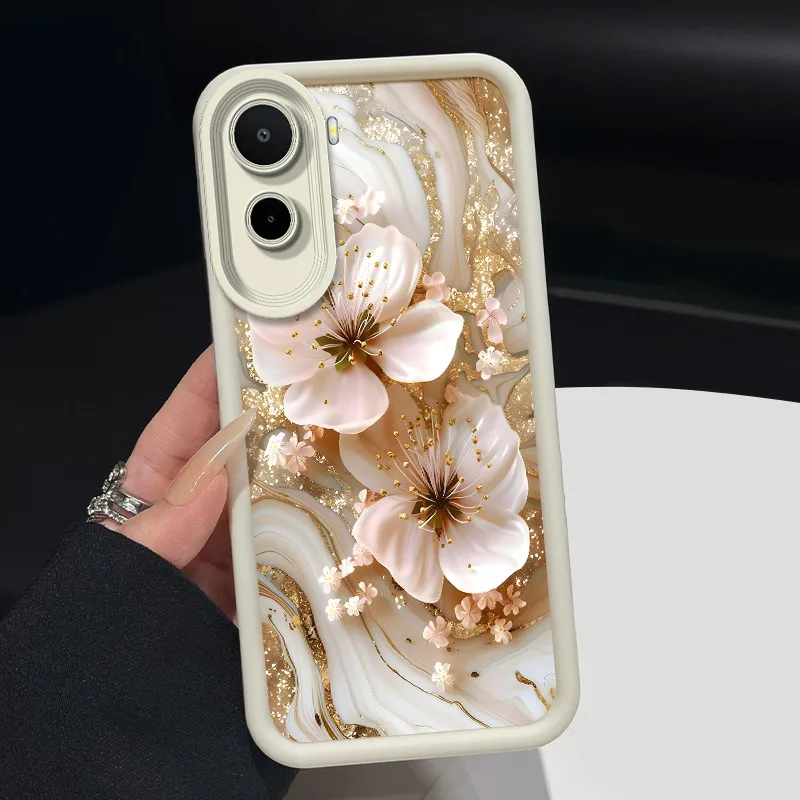 Elegant Matte Soft Silicone Protective Phone Case - Beautiful & Atmospheric Design