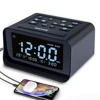 Alarm Clock FM Radio with Dual USB Charger LED Digital Alarm Clock  Home Decoration Snooze Table Desktop Sleep Timer Speaker 1