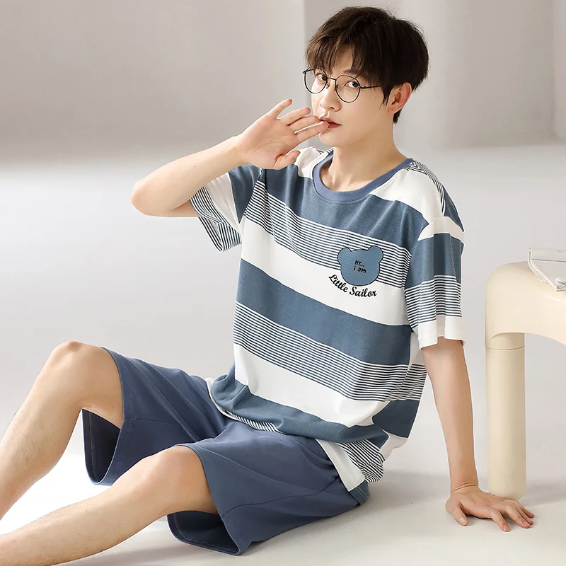 Pyjama Set Pyjama Homme Short Coton Pajamas Men's Summer