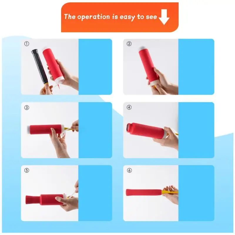 Professional badminton racket silicone handle cover anti slip and wear-resistant hand rubber racket fishing rod handle cover