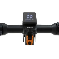 KuKirin S1 Max Scooter électrique pliable, moteur 350 W, batterie 36 V 10,4 Ah, pneus 8 pouces, vitesse maximale 30 km/h, portée 39 km, frein électronique avant, absorption des chocs par ressort arrière, affichage intelligent, cadre en fer, ≤15 °   Gradeabilité, étanche IP54, BMS, charge 7-8h 7